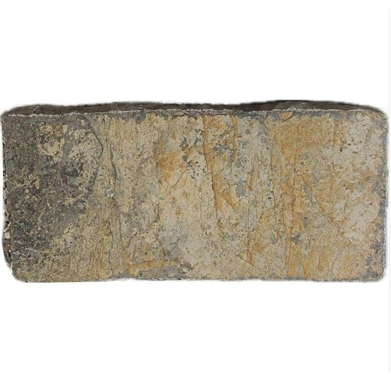 Stacked stone pillar cap profile 4, custom cut natural stone crown element