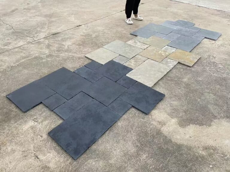 crazy paving flagstone main - natural slate flagstone wholesale and crazy paving for driveway, pool surround pavers and patio landscaping, non-slip salt-resistant pathway stone - photo 19
