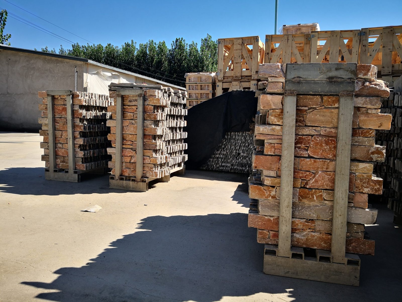 factory workshop Hebei quarry direct slate and culture stone veneer production line