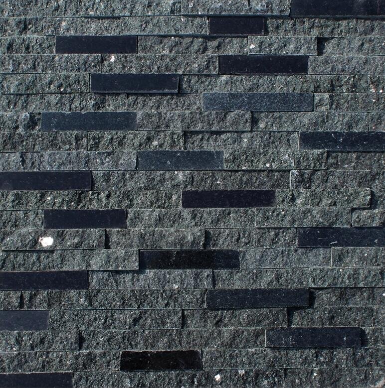 Stacked stone ledger panel TSP-018, natural split face 15x60cm wholesale colorway from the Yixian factory series