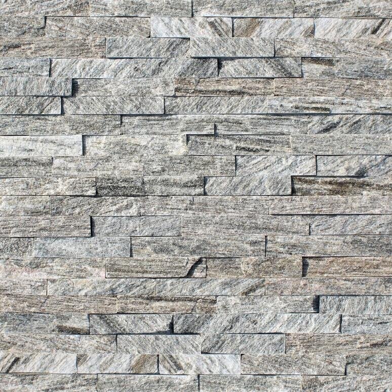 Stacked stone ledger panel TSP-022, natural split face 15x60cm wholesale colorway from the Yixian factory series