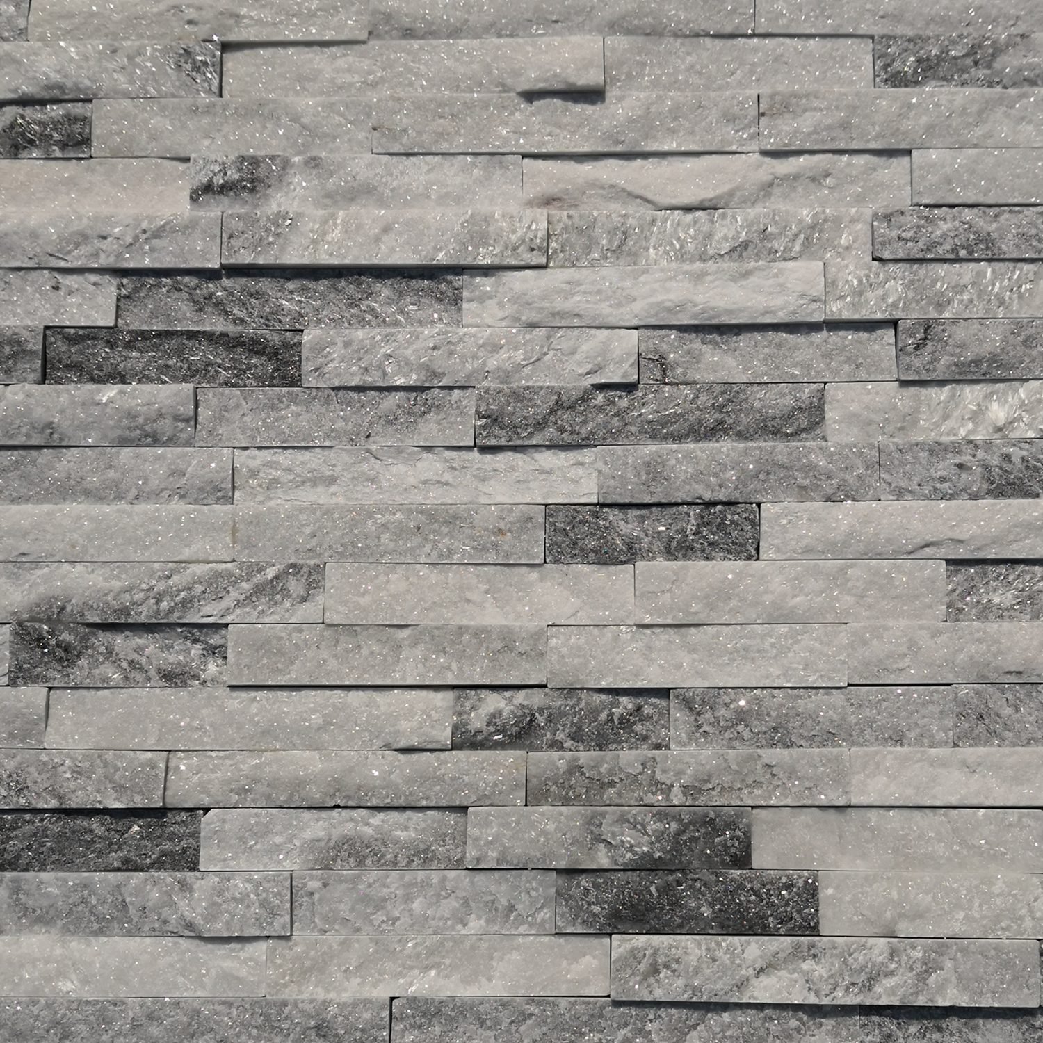 Stacked stone ledger panel TSP-003, natural split face 15x60cm wholesale colorway from the Yixian factory series