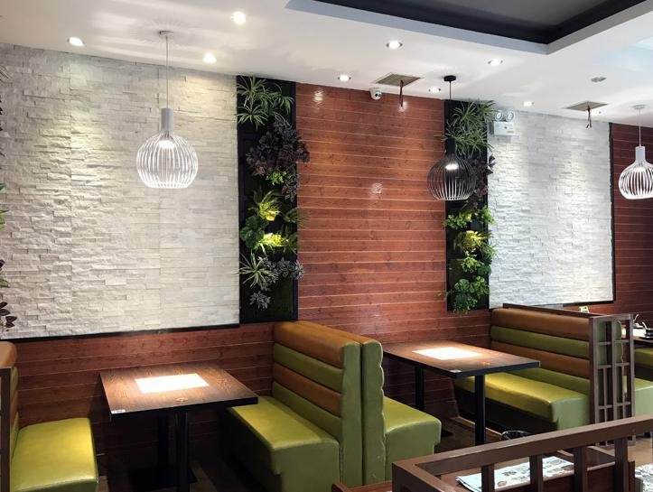 stacked stone application - natural stone cladding application scene on exterior wall, villa facade, fireplace and feature wall, supplied factory direct for wholesale projects - photo 5