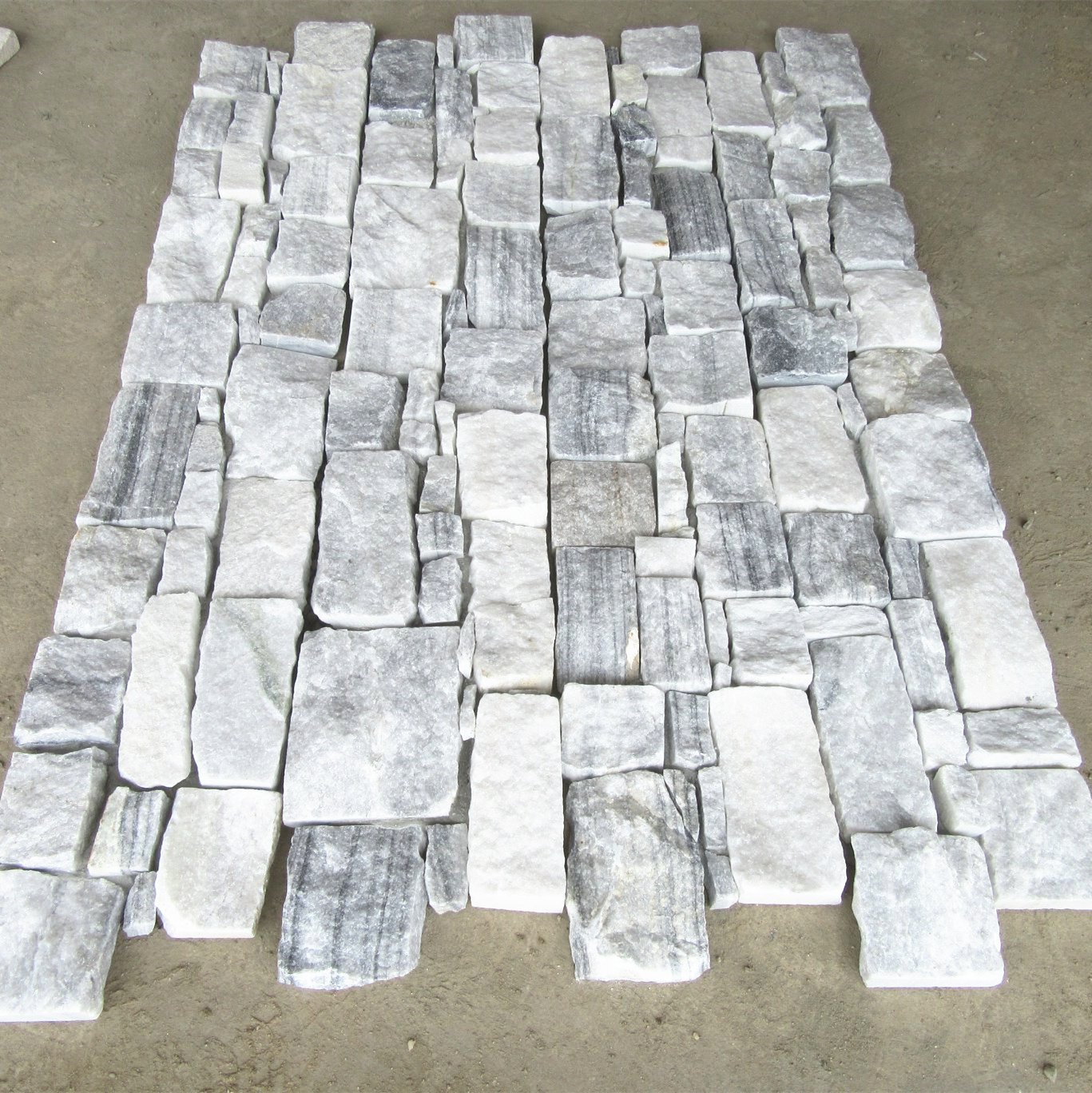 TSP-128 Z-Panel detail close-up, interlocking connection edge and split face texture