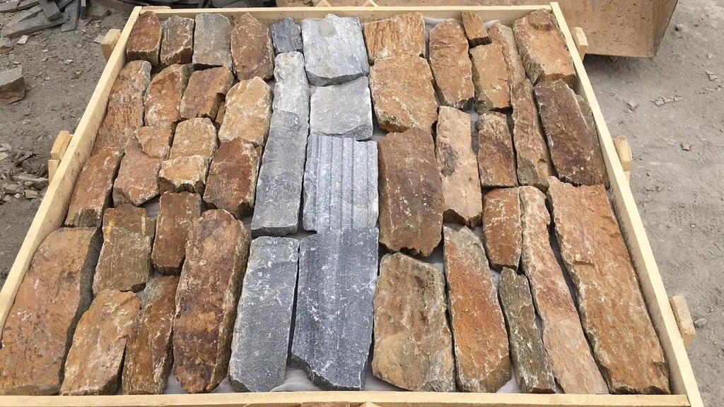 rusty quartzite linear ashlar photo 8