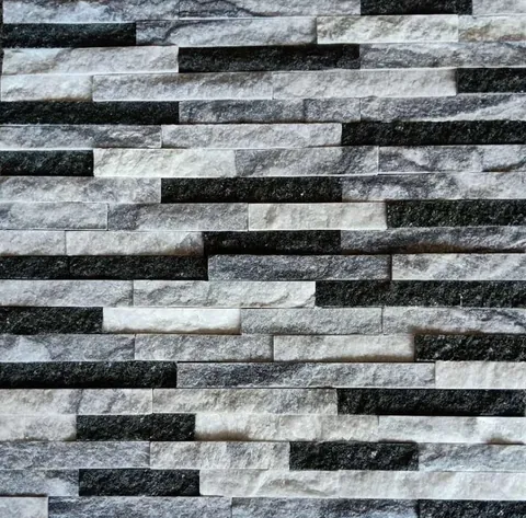 Stacked stone ledger panel TSP-014, natural split face 15x60cm wholesale colorway from the Yixian factory series
