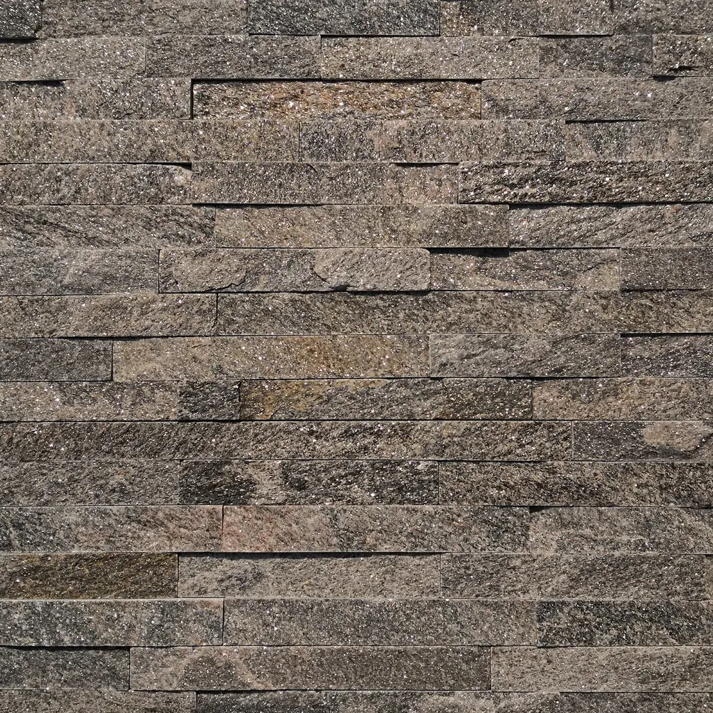 Stacked stone ledger panel TSP-015, natural split face 15x60cm wholesale colorway from the Yixian factory series