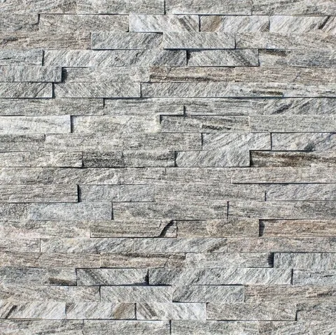 Stacked stone ledger panel TSP-022, natural split face 15x60cm wholesale colorway from the Yixian factory series