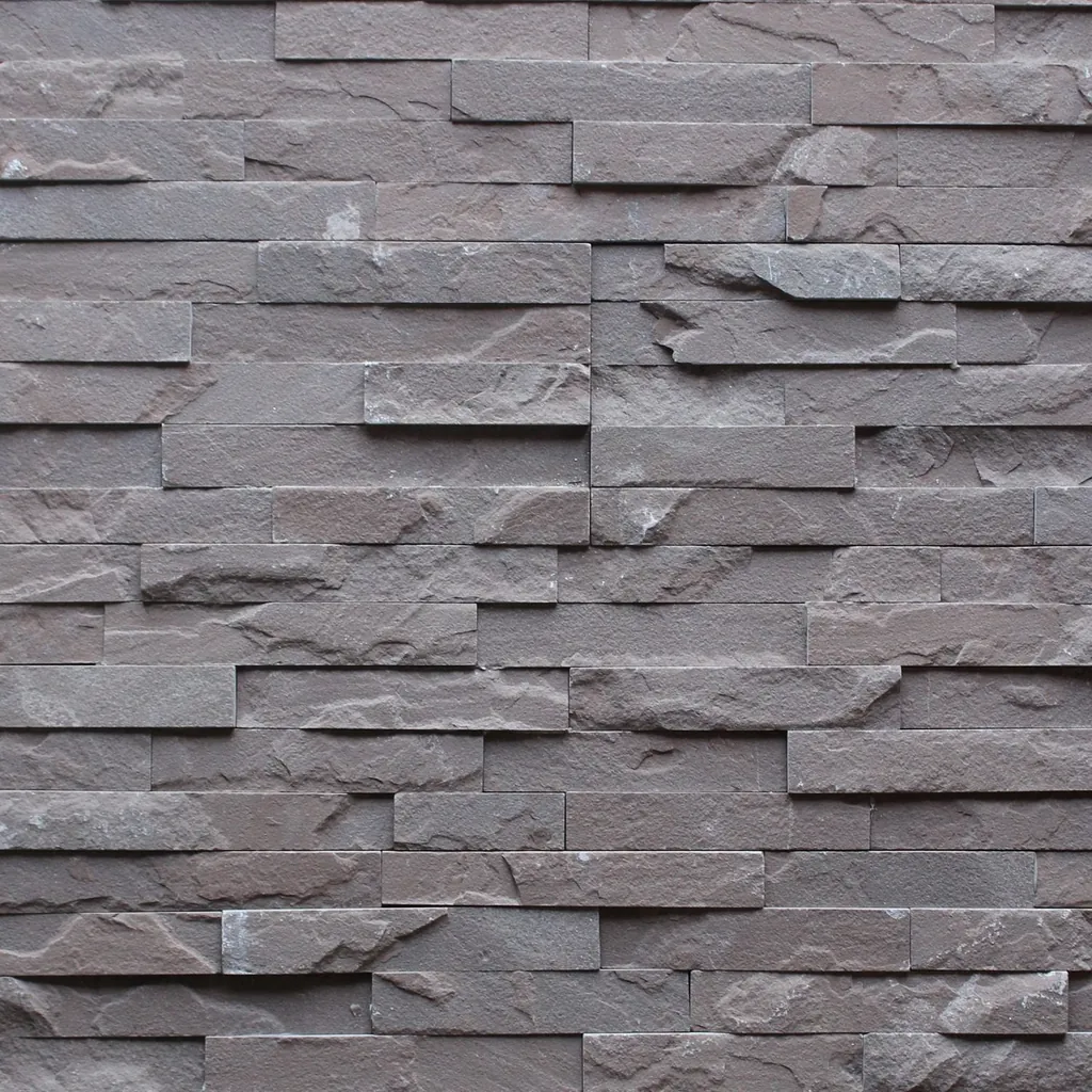 Stacked stone ledger panel TSP-027, natural split face 15x60cm wholesale colorway from the Yixian factory series